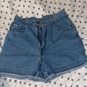 High waisted mom shorts